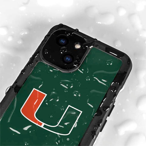 University of Miami The U iPhone 15 Waterproof Case