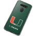 University of Miami The U LG K51/Q51 Clear Case