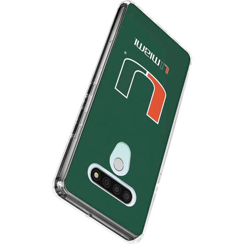University of Miami The U LG Stylo 6 Clear Case