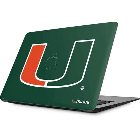 University of Miami The U Apple MacBook Skin