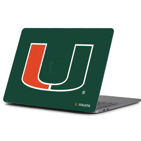 University of Miami The U Apple MacBook Pro 13-inch Skin
