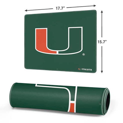 University of Miami The U Gaming Mouse Pad