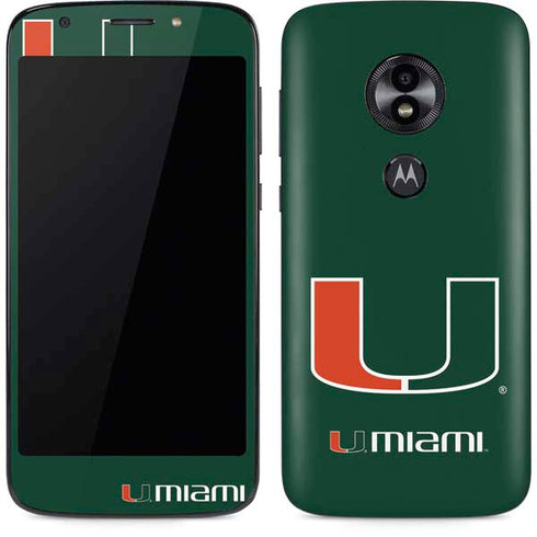 University of Miami The U Moto E5 Play Skin