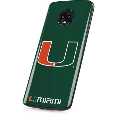 University of Miami The U Moto G6 Skin