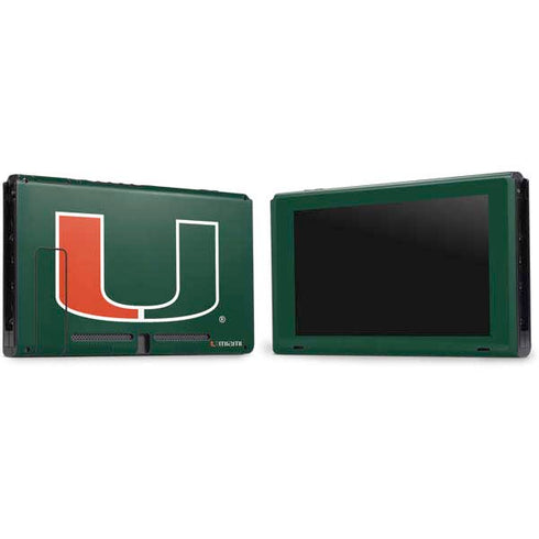 University of Miami The U Nintendo Switch Bundle Skin