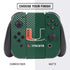 University of Miami The U Nintendo Switch Bundle Skin