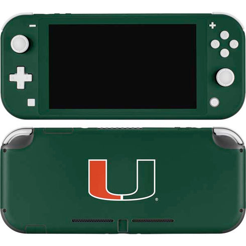 University of Miami The U Nintendo Switch Lite Skin