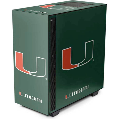 University of Miami The U NZXT H510 Compact ATX Mid-Tower Case Skin