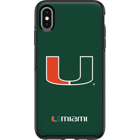 University of Miami The U Otterbox Symmetry iPhone Skin