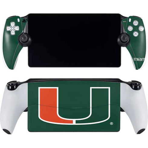 University of Miami The U PlayStation Portal Remote Player Skin