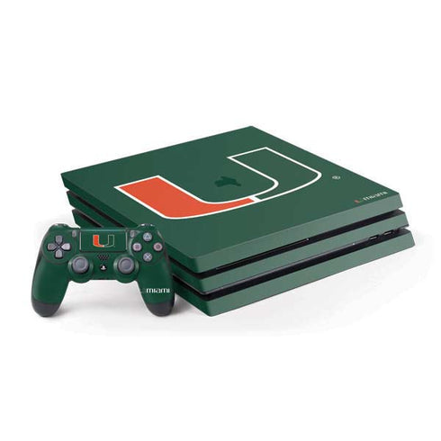 University of Miami The U PS4 Pro Bundle Skin