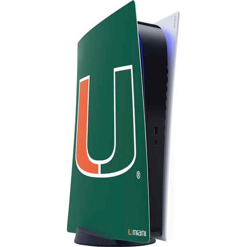 University of Miami The U PS5 Digital Edition Console Skin