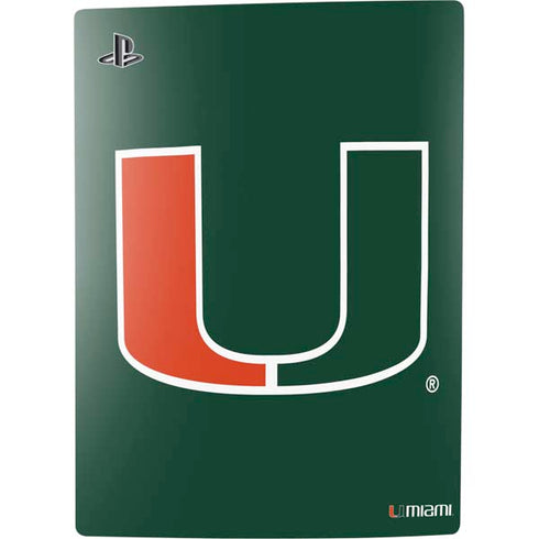 University of Miami The U PS5 Digital Edition Console Skin