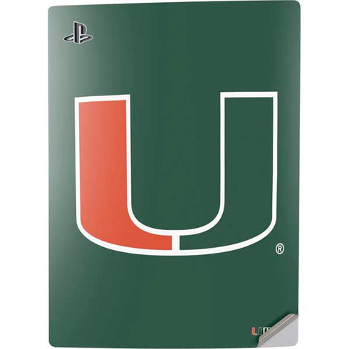 University of Miami The U PS5 Digital Edition Console Skin