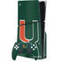 University of Miami The U PS5 Slim Disk Bundle Skin