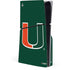 University of Miami The U PS5 Slim Disk Console Skin