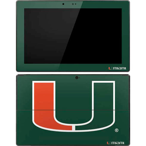University of Miami The U Surface Pro Tablet Skin