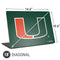 University of Miami The U Universal Laptop 18in (14.6 x 10.6in) Skin