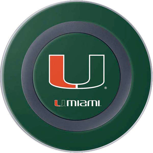 University of Miami The U Wireless Charger Skin