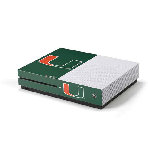 University of Miami The U Xbox One S Console Skin