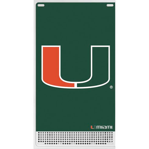 University of Miami The U Xbox Series S Bundle Skin