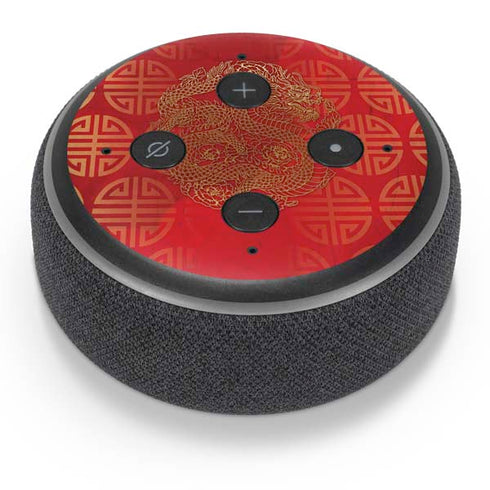 The year of the Drago Amazon Echo Dot Skin