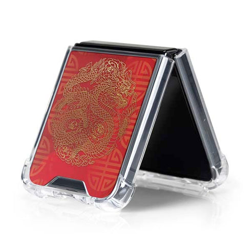 The year of the Drago Galaxy Z Flip5 5G Clear Case