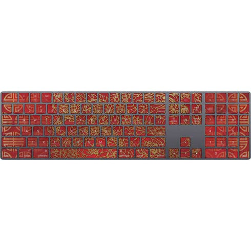 The year of the Drago Magic Keyboard with Numeric Keypad Skin
