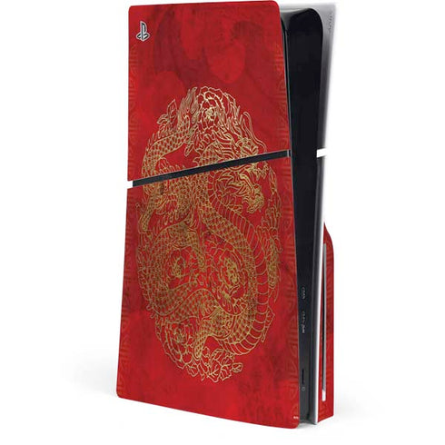 The year of the Drago PS5 Slim Disk Console Skin