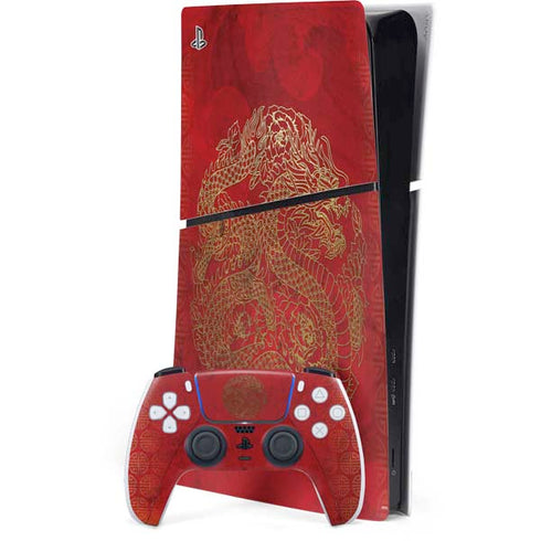 The year of the Drago PS5 Slim Digital Edition Console Skin