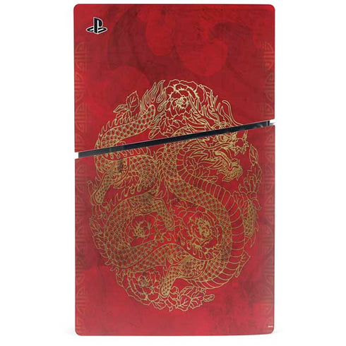 The year of the Drago PS5 Slim Digital Edition Console Skin