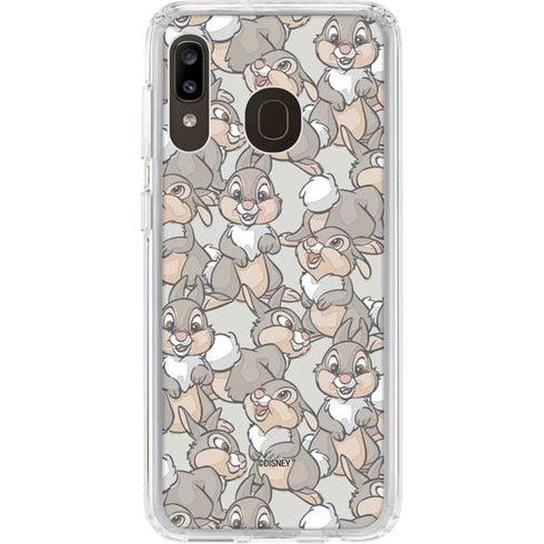 Disney Bambi Thumper Character Pattern Galaxy A20 Clear Case