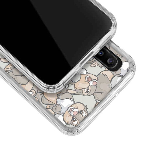 Disney Bambi Thumper Character Pattern Galaxy A20 Clear Case