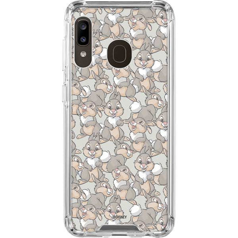 Disney Bambi Thumper Character Pattern Galaxy A30 Clear Case