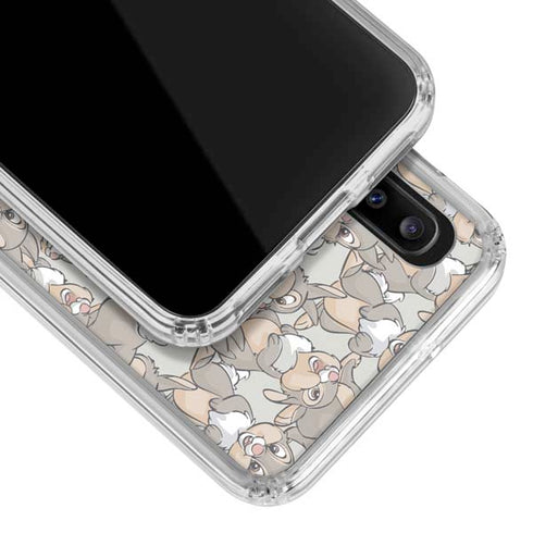Disney Bambi Thumper Character Pattern Galaxy A30 Clear Case