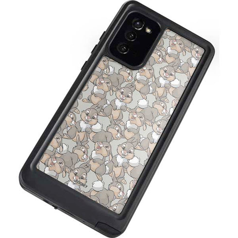 Disney Bambi Thumper Character Pattern Galaxy Note20 5G Waterproof Case