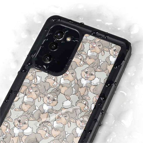 Disney Bambi Thumper Character Pattern Galaxy Note20 5G Waterproof Case