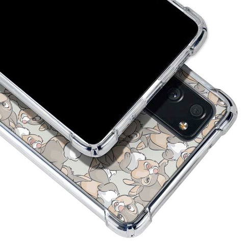 Disney Bambi Thumper Character Pattern Galaxy S20 FE Clear Case