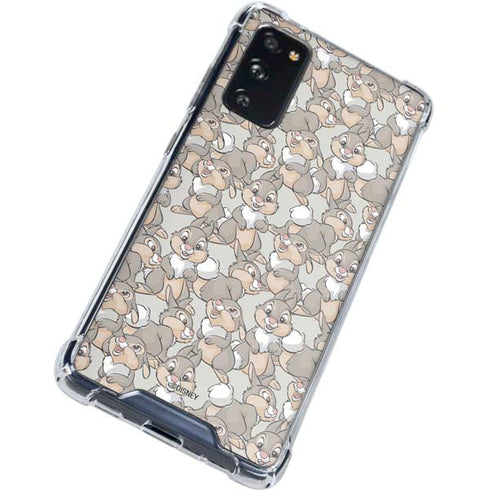 Disney Bambi Thumper Character Pattern Galaxy S20 FE Clear Case
