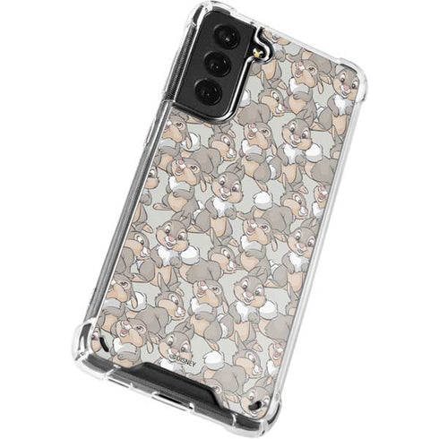Disney Bambi Thumper Character Pattern Galaxy S21 Plus 5G Clear Case