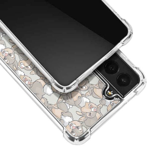 Disney Bambi Thumper Character Pattern Galaxy S21 Plus 5G Clear Case