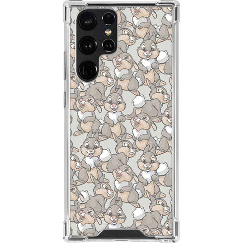 Disney Bambi Thumper Character Pattern Galaxy S23 Ultra Clear Case