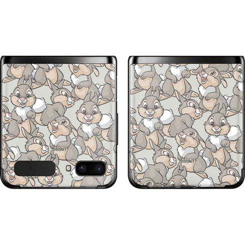 Disney Bambi Thumper Character Pattern Galaxy Z Flip Skin