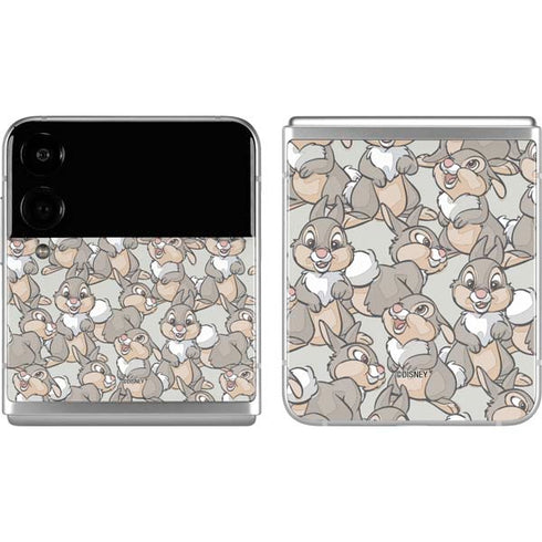 Disney Bambi Thumper Character Pattern Galaxy Z Flip4 5G Skin