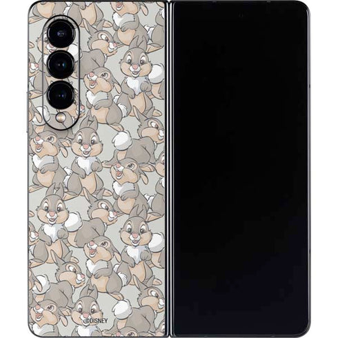 Disney Bambi Thumper Character Pattern Galaxy Z Fold4 5G Skin