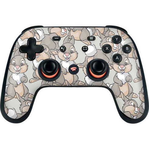 Disney Bambi Thumper Character Pattern Google Stadia Controller Skin