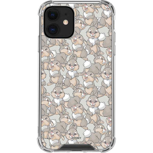 Disney Bambi Thumper Character Pattern iPhone 12 Mini Clear Case
