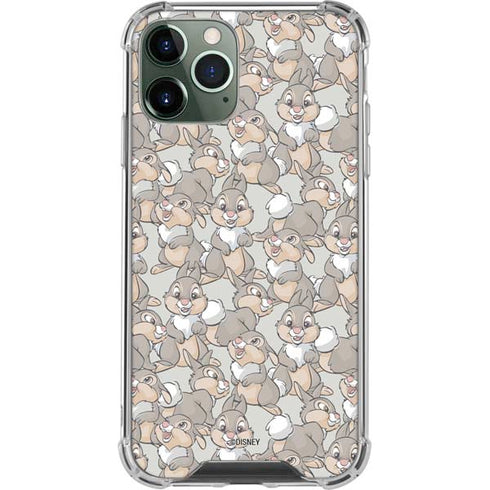 Disney Bambi Thumper Character Pattern iPhone 12 Pro Max Clear Case