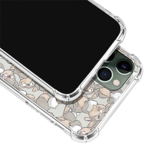 Disney Bambi Thumper Character Pattern iPhone 12 Pro Max Clear Case