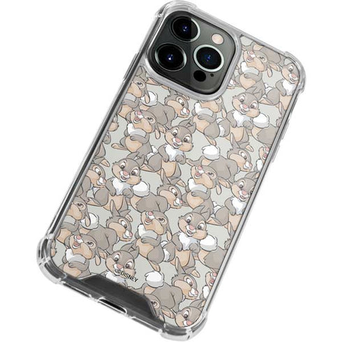 Disney Bambi Thumper Character Pattern iPhone 13 Pro Clear Case